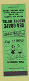 Matchbook Cover - Sea Grape Resort Motel Port Isabel TX