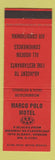 Matchbook Cover - Marco Polo Motel Albany OR
