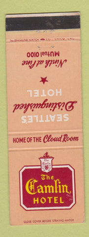 Matchbook Cover - Camlin Hotel Seattle WA
