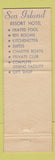 Matchbook Cover - Sea Island Resort Hotel Port Isabel TX