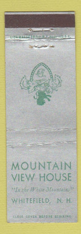Matchbook Cover - Mountain View House Whitefield NH