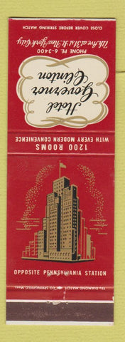 Matchbook Cover - Hotel Governor Clinton New York City