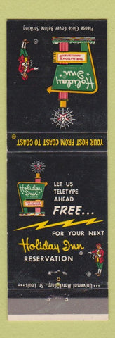 Matchbook Cover - Holiday Inn Janesville WI WEAR