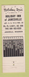 Matchbook Cover - Holiday Inn Janesville WI WEAR
