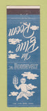Matchbook Cover - Roosevelt Hotel New Orleans LA