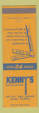 Matchbook Cover - Kenny's Restaurant Miami FL