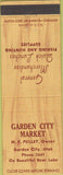 Matchbook Cover - Garden City Market UT