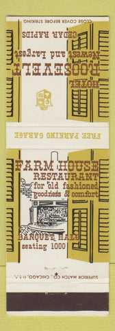 Matchbook Cover - Hotel Roosevelt Cedar Rapids IA