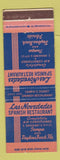 Matchbook Cover - Las Novedades Spanish Restaurant Tampa Daytona Beach FL