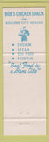 Matchbook Cover - Bob's Chicken Shack Boulder City NV