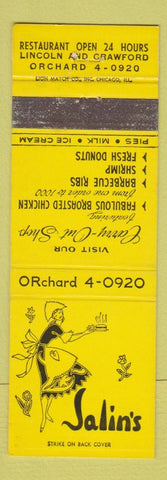 Matchbook Cover - Jalin's Restaurant  Chicago? Girlie