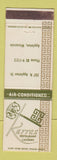 Matchbook Cover - Karras Restaurant Appleton WI