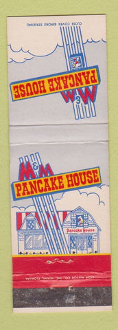 Matchbook Cover - M&M Pancake House Coral Gables Fort Lauderdale FL