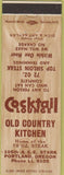 Matchbook Cover - Old Country Kitchen Portland OR