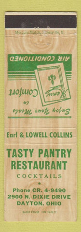 Matchbook Cover - Tasty Pantry Restaurant Dayton OH