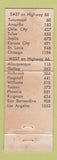 Matchbook Cover - Club Cafe Santa Rosa NM