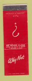 Matchbook Cover - Top's Restaurants Denver Colorado Colfax