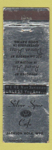 Matchbook Cover - Silver Spur Cafe Jackson Hole WY WEAR
