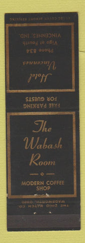 Matchbook Cover - Hotel Vincennes IN