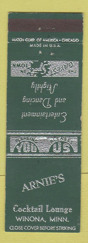 Matchbook Cover - Arnie's Cocktail Lounge Winona MN