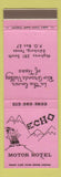 Matchbook Cover - Echo Motor Hotel Edinburg TX