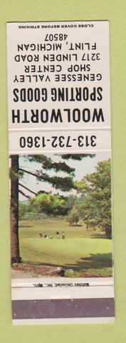 Matchbook Cover - Woolworth Sporting Goods Flint MI