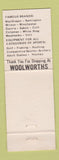 Matchbook Cover - Woolworth Sporting Goods Flint MI