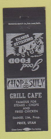 Matchbook Cover - Grill Cafe Price UT