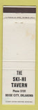 Matchbook Cover - Ski Hi Tavern Boise City OK