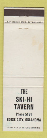 Matchbook Cover - Ski Hi Tavern Boise City OK