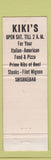 Matchbook Cover - Kiki's Oaks Restaurant Georgetown Washington DC