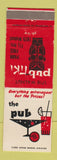 Matchbook Cover - Pub Tiki Pennsauken NJ