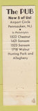 Matchbook Cover - Pub Tiki Pennsauken NJ