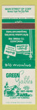 Matchbook Cover - Green Gables Restaurant Cody WY