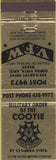 Matchbook Cover - VFW Sierra Vista AZ