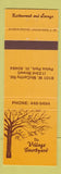 Matchbook Cover - Village Courtyard Restaurant Palos Park IL