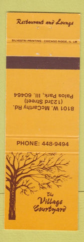 Matchbook Cover - Village Courtyard Restaurant Palos Park IL