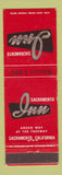 Matchbook Cover - Sacramento Inn CA