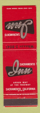 Matchbook Cover - Sacramento Inn CA