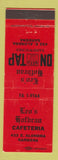 Matchbook Cover - Leo's Hofbrau Cafeteria Gardena CA