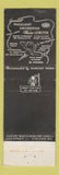 Matchbook Cover - Frenchy's Restaurant Milwaukee WI WEAR