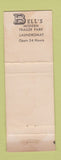 Matchbook Cover - Ma's Cafe Bell's Motel Wilbur WA WEAR