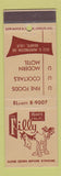 Matchbook Cover - Filly Motel Restaurant Duarte CA