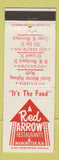 Matchbook Cover - Red Arrow Restaurants Manchester NH DD Bean