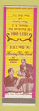 Matchbook Cover - Fred's Diner Newark NJ
