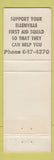 Matchbook Cover - Sam's Restaurant Ellenville NY WEAR
