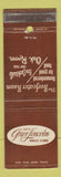 Matchbook Cover - Hotel Grier Lincoln Danville IL