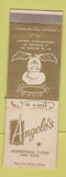 Matchbook Cover - Angelo's Restaurant San Antonio?