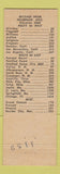 Matchbook Cover - Sundown Restaurant Holbrook AZ Route 66