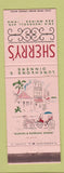 Matchbook Cover - Sherry's Restaurant Des Moines IA